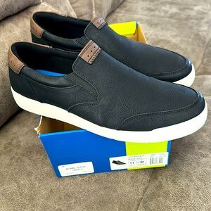 Nunn Bush City Walk Men's Slip On Black Casual Shoes New in Box Size 11 1/2